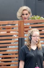 KATY PERRY American Idol Set in Los Angeles 05/20/2018