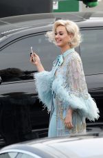 KATY PERRY American Idol Set in Los Angeles 05/20/2018