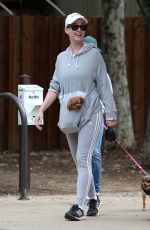 KATY PERRY Out with Her Dog in Studio City 05/12/2018