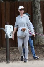 KATY PERRY Out with Her Dog in Studio City 05/12/2018