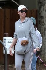 KATY PERRY Out with Her Dog in Studio City 05/12/2018