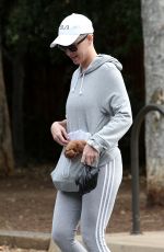 KATY PERRY Out with Her Dog in Studio City 05/12/2018