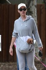 KATY PERRY Out with Her Dog in Studio City 05/12/2018