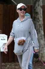 KATY PERRY Out with Her Dog in Studio City 05/12/2018
