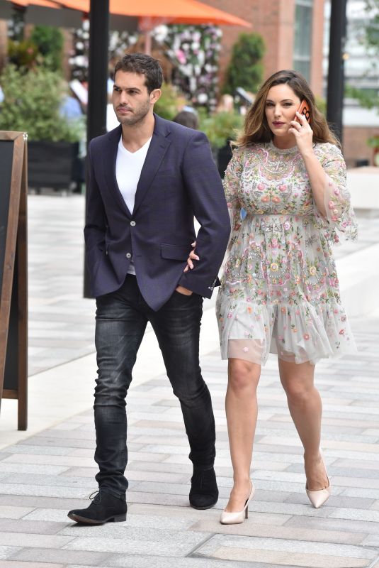KELLY BROOK and Jeremy Parisi at ITV Studios in London 05/21/2018