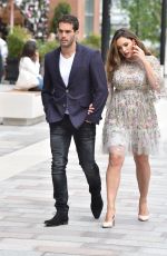 KELLY BROOK and Jeremy Parisi at ITV Studios in London 05/21/2018