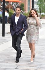 KELLY BROOK and Jeremy Parisi at ITV Studios in London 05/21/2018