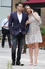 KELLY BROOK and Jeremy Parisi at ITV Studios in London 05/21/2018