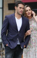 KELLY BROOK and Jeremy Parisi at ITV Studios in London 05/21/2018