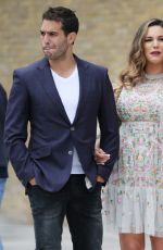 KELLY BROOK and Jeremy Parisi at ITV Studios in London 05/21/2018