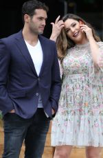 KELLY BROOK and Jeremy Parisi at ITV Studios in London 05/21/2018