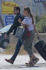 KELLY BROOK Arrives at Airport in Mykonos 05/27/2018