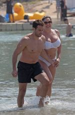 KELLY BROOK in Bikini at a Beach in Mykonos 05/26/2018