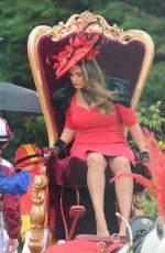 KELLY BROOK on the Set of a Commercial in Liverpool 05/30/2018