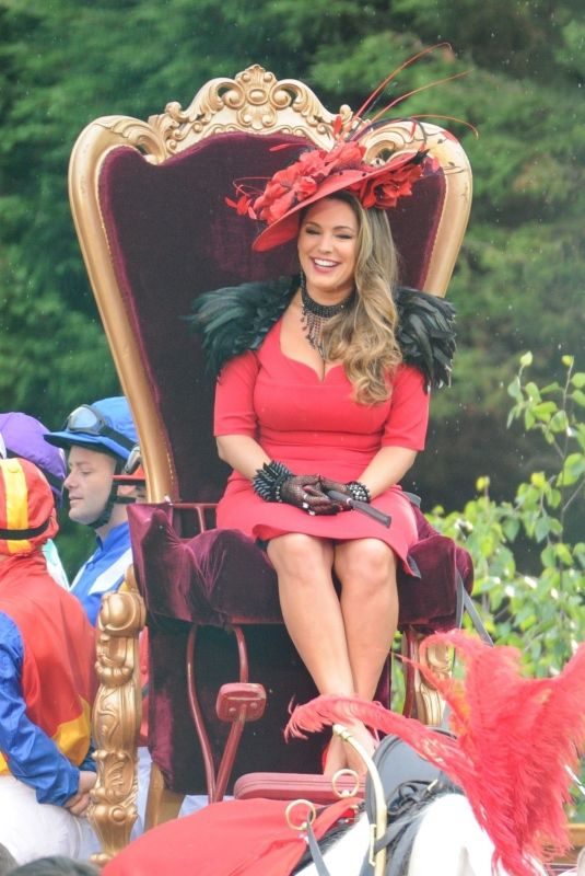 KELLY BROOK on the Set of a Commercial in Liverpool 05/30/2018