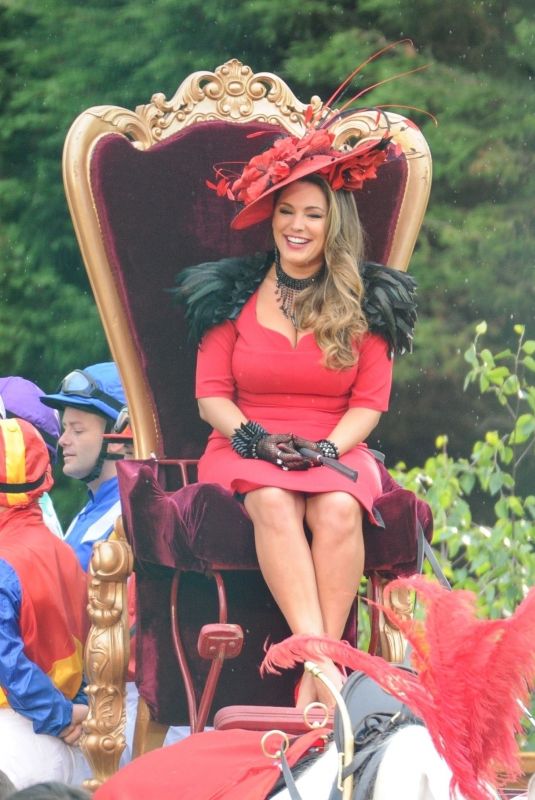 KELLY BROOK on the Set of a Commercial in Liverpool 05/30/2018