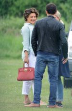 KELLY BROOK on the Set of a Commercial in Liverpool 05/30/2018