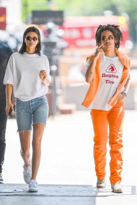 KENDALL JENNER and Luka Sabbat Out in New York 05/09/2018