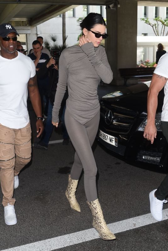 KENDALL JENNER Arrives at Airport in Nice 05/10/2018