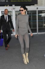 KENDALL JENNER Arrives at Airport in Nice 05/10/2018