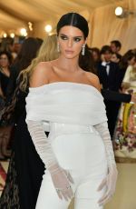 KENDALL JENNER at MET Gala 2018 in New York 05/07/2018