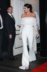 KENDALL JENNER Heading to 2018 Met Gala in New York 05/07/2018