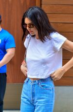 KENDALL JENNER in Jeans Leaves Her Hotel in New York 05/03/2018