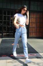 KENDALL JENNER in Jeans Leaves Her Hotel in New York 05/03/2018