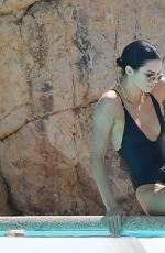 KENDALL JENNER in Swimsuit at Eden Roc Hotel Swimming Pool 05/11/2018