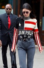 KENDALL JENNER Leaves Her Apartment in New York 05/22/2018