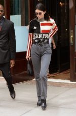 KENDALL JENNER Leaves Her Apartment in New York 05/22/2018
