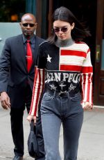 KENDALL JENNER Leaves Her Apartment in New York 05/22/2018