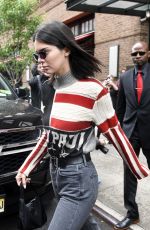 KENDALL JENNER Leaves Her Apartment in New York 05/22/2018