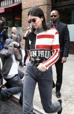 KENDALL JENNER Leaves Her Apartment in New York 05/22/2018