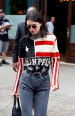 KENDALL JENNER Leaves Her Apartment in New York 05/22/2018