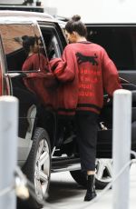 KENDALL JENNER Leaves KUWTK Studio in Los Angeles 05/01/2018