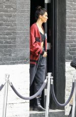 KENDALL JENNER Leaves KUWTK Studio in Los Angeles 05/01/2018