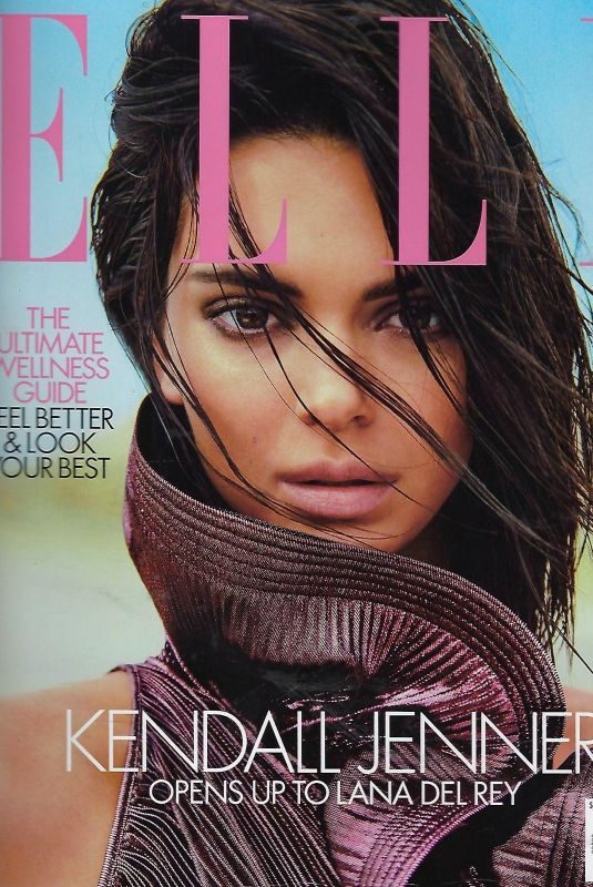 KENDALL JENNER on the Cover of Elle Magazine, June 2018