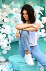 KENDALL JENNER on the Set of Photoshoot for Adidas in New York 05/03/2018