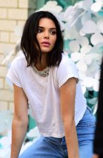 KENDALL JENNER on the Set of Photoshoot for Adidas in New York 05/03/2018