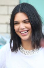 KENDALL JENNER on the Set of Photoshoot for Adidas in New York 05/03/2018