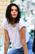 KENDALL JENNER on the Set of Photoshoot for Adidas in New York 05/03/2018