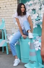 KENDALL JENNER on the Set of Photoshoot for Adidas in New York 05/03/2018