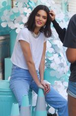 KENDALL JENNER on the Set of Photoshoot for Adidas in New York 05/03/2018