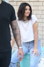 KENDALL JENNER on the Set of Photoshoot for Adidas in New York 05/03/2018