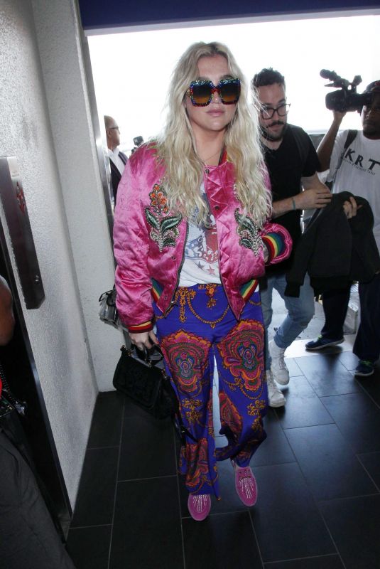 KESHA SEBERT at LAX Airport in Los Angeles 05/05/2018