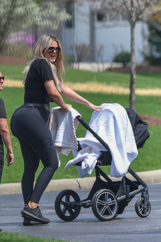 KHLOE KARDASHIAN Out in Cleveland 05/06/2018