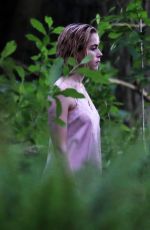 KIERNAN SHIPKA on the Set of Chilling Adventures of Sabrina in Vancouver 05/11/2018