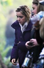 KIERNAN SHIPKA on the Set of Chilling Adventures of Sabrina in Vancouver 05/11/2018