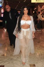 KIM KARDASHIAN Arrives at Dinner at MGM Grand Hotel in Las Vegas 05/05/2018